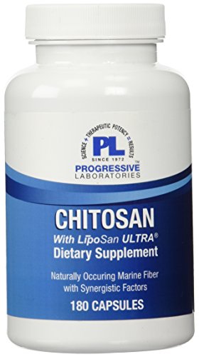 Book Cover Progressive Labs Chitosan Supplement, 180 Count