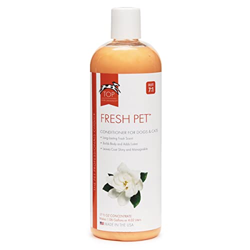 Book Cover Top Performance Fresh Pet Conditioner to Reduce Mats and Tangles, 17 Oz. Size – Conditioning Formula Gives Coats Sheen