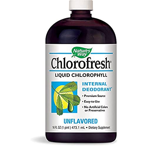 Book Cover Nature's Way Chlorofresh Liquid Chlorophyll Internal Deodorant, unflavored 16 oz