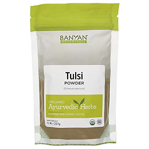 Book Cover Banyan Botanicals Tulsi Powder, 1/2 Pound - USDA Organic - Ocimum Sanctum - Holy Basil - Ayurvedic Adaptogen*
