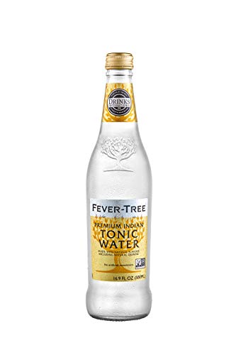 Book Cover Fever-Tree Premium Indian Tonic Water, 16.9 Ounce Glass Bottles (Pack of 8)