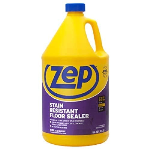 Book Cover Zep ZUFSLR128 Stain Resistant Floor Sealer 128 Ounces