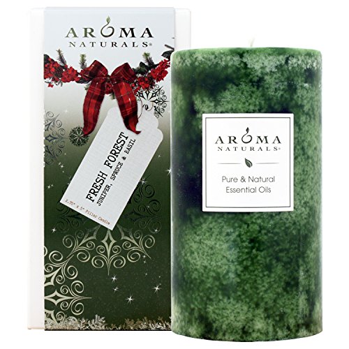 Book Cover Aroma Naturals Peace Ruby Holiday Essential Oil Pillar Candle