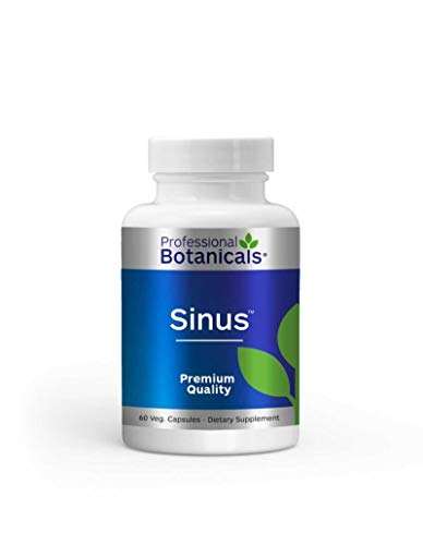 Book Cover Professional Botanicals Sinus – Natural Herbal Allergy Relief Supplement – 60 Vegetarian Capsule