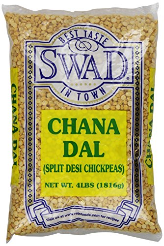 Book Cover Swad Chana Dal (Split Desi Chickpeas), 4 Pound
