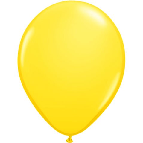 Book Cover Qualatex 11 Inch Round Balloons, Yellow - Pack of 100