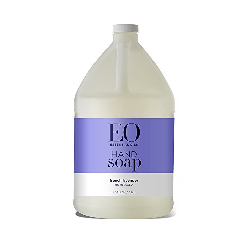 Book Cover EO Botanical Liquid Hand Soap Refill, French Lavender, 128 Fluid Ounce (1 Gallon)