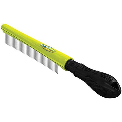Book Cover FURminator Finishing Dog Comb for All Coat Types, Large