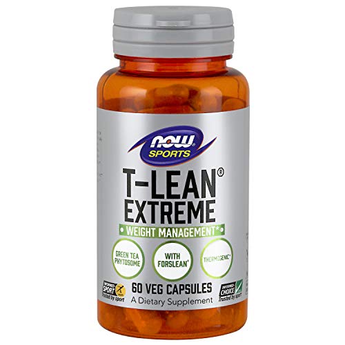 Book Cover NOW Foods Sports Nutrition, T-Lean Extreme with GreenSelect Phytosome, 60 Veg Capsules