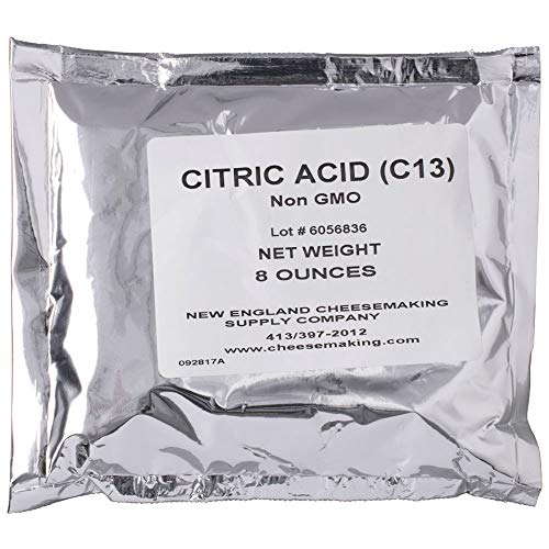 Book Cover Citric Acid 8 oz - For Cheese