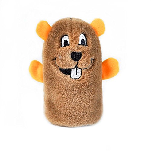 Book Cover ZippyPaws - Squeakie Buddie No Stuffing Plush Dog Toy - Walrus