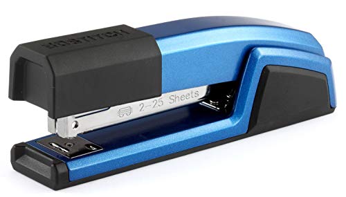 Book Cover Bostitch Epic All Metal 3 in 1 Stapler with Integrated Remover & Staple Storage, Blue (B777-BLUE)