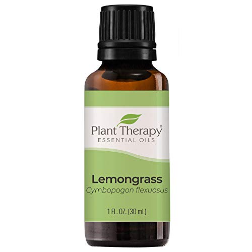 Book Cover Plant Therapy Lemongrass Essential Oil 100% Pure, Undiluted, Natural Aromatherapy, Therapeutic Grade 30 mL (1 oz)