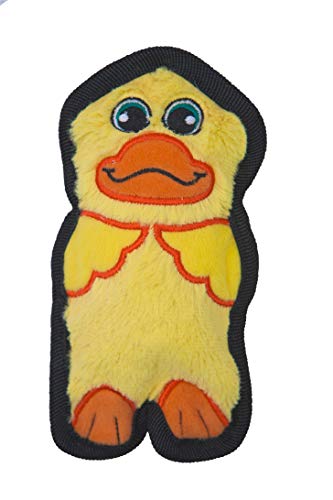 Book Cover Outward Hound Invincibles Mini Duck Plush Dog Toy, XS