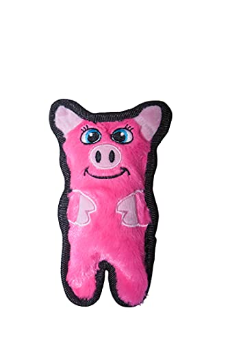Book Cover Outward Hound Invincibles Mini Pig Plush Dog Toy, XS