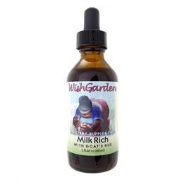 Book Cover WishGarden Herbs - Milk Rich with Goat's Rue, Organic Herbal Supplement for Increased Lactation Production, Nutrient Rich Formula Promotes Quality and Volume Breast Milk (2 Ounce Dropper)