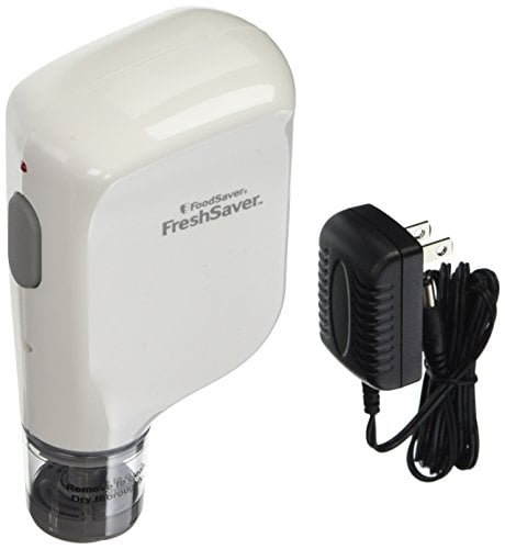 Book Cover FoodSaver Vacuum Sealer FSFRSH0051-P00 FreshSaver Handheld Rechargeable Sealing System, White