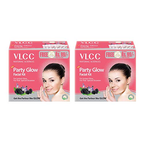 Book Cover VLCC Natural Science Party Glow Facial Kit