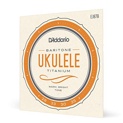 Book Cover D'Addario EJ87B Titanium Ukulele Strings, Baritone