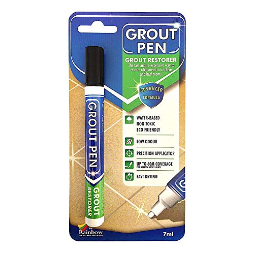 Book Cover Grout Pen Black - Ideal to Restore the Look of Tile Grout Lines