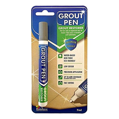 Book Cover Grout Pen Grey - Ideal to Restore the Look of Tile Grout Lines
