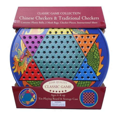 Book Cover Classic Game Collection Chinese Checkers and Traditional Checkers