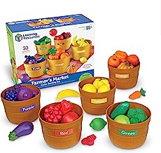 Book Cover Learning Resources Farmer’s Market Color Sorting Set - 30 Pieces Age 18+ Months Toddler Learning Toys, Sorting Toys for Kids, Daycare Toys
