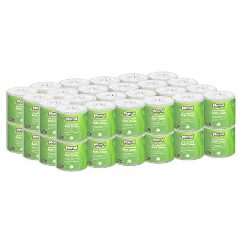 Book Cover Marcal - MRC6079 Toilet Paper 100% Recycled - 2 Ply White Bath Tissue, 336 Sheets Per Roll - 48 Rolls per Case Green Seal Certified Toilet Paper 06079