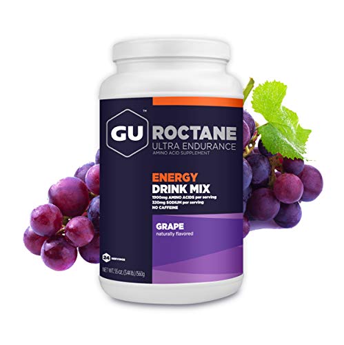 Book Cover GU Energy Roctane Ultra Endurance Energy Drink Mix, 3.44-Pound Jar, Grape