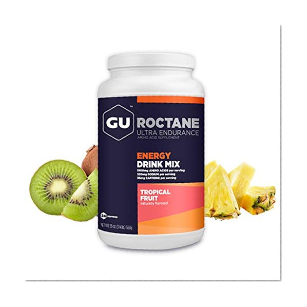 Book Cover GU Energy Roctane Ultra Endurance Energy Drink Mix, Tropical Fruit, 3.44-Pound Jar