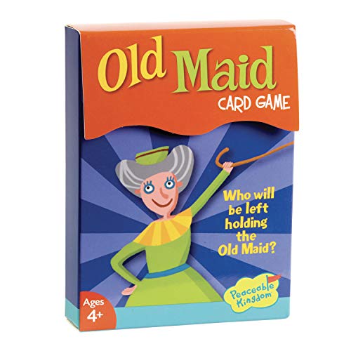 Book Cover Peaceable Kingdom Press Old Maid Card Game