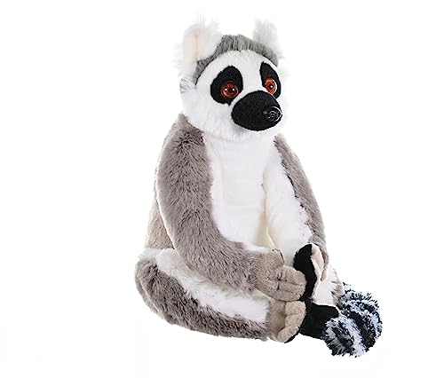 Book Cover WILD REPUBLIC Ring Tailed Lemur Plush, Stuffed Animal, Plush Toy, Gifts for Kids, Cuddlekins 12 Inches