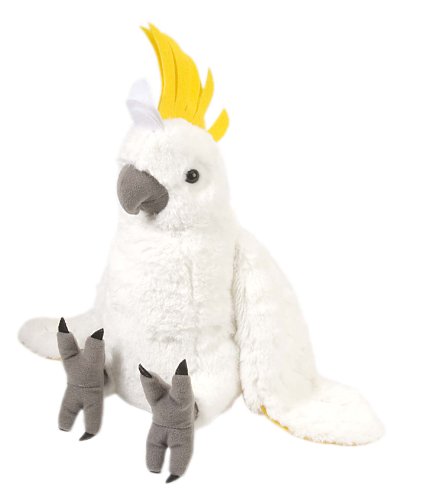Book Cover Wild Republic Cockatoo Plush, Stuffed Animal, Plush Toy, Gifts for Kids, Cuddlekins 12 Inches