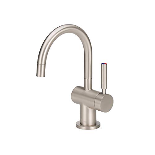 Book Cover InSinkErator F-HC3300SN Modern Instant Hot & Cold Water Dispenser - Faucet Only, Satin Nickel