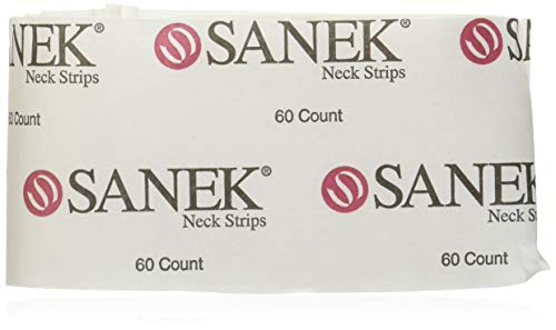 Book Cover SANEK Neck Strips, 60 Count (Pack of 2)