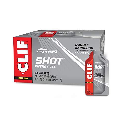 Book Cover CLIF SHOT - Energy Gels - Double Expresso Flavor - 100mg Caffeine (1.2 Ounce Packet, 24 Count)