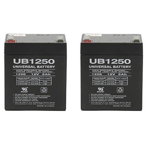 Book Cover Universal Power Group Razor E100-E125-E150 Replacement Batteries. Reuse Existing Connectors. Includes 2 Batteries