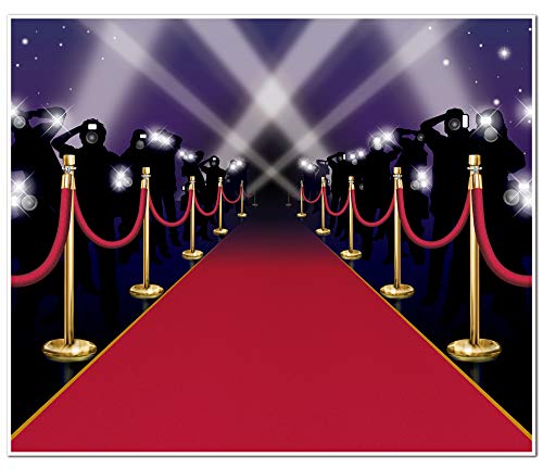 Book Cover Red Carpet Insta-Mural Party Accessory (1 count) (1/Pkg)