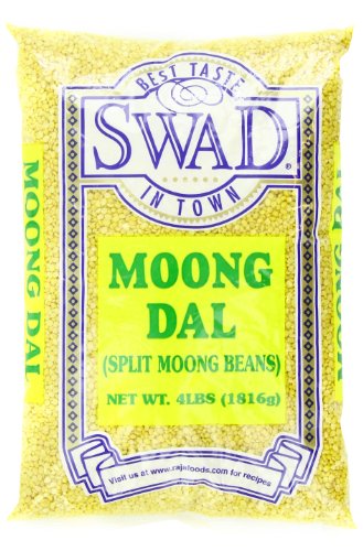 Book Cover Swad Moong Dal Beans, Split, 4 Pound