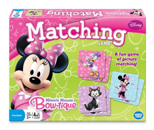Book Cover Minnie Mouse Matching Game