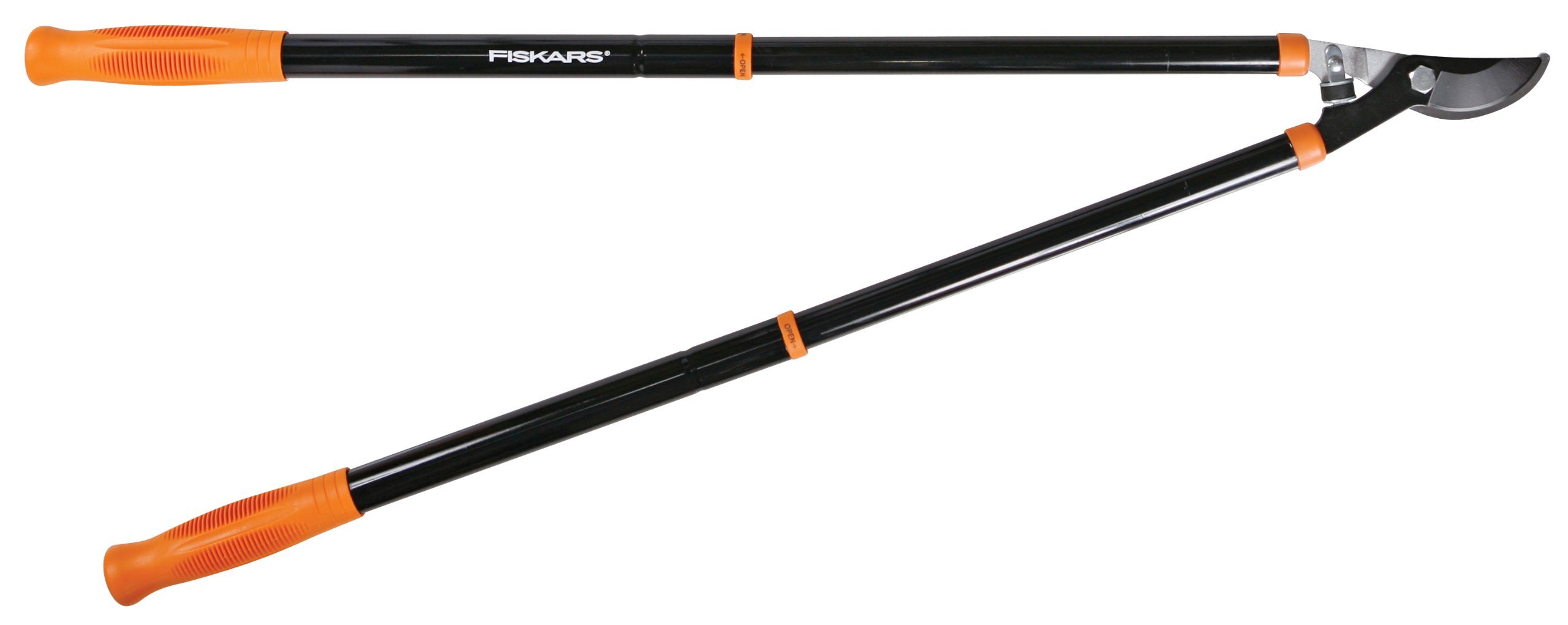 Book Cover Fiskars Extendable Handle Lopper with Single Pivot (9166), Orange/Black Lopper Extendable Lopper