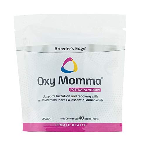 Book Cover Revival Animal Health Breeder's Edge Oxy Momma- Nursing & Recovery Supplement- 40ct Meat Treats (Packaging May Vary)