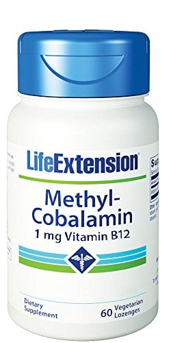 Book Cover Life Extension Methylcobalamin 1mg, 60 Vegetarian Lozenges