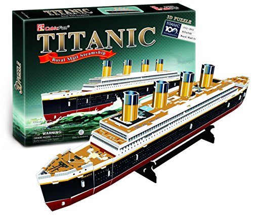 Book Cover Cubic Fun RMS Titanic Ship 3D Puzzle Small 35 Pieces