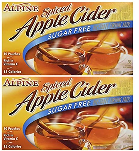 Book Cover Alpine Sugar-Free Spiced Apple Cider Mix - Pack of 2
