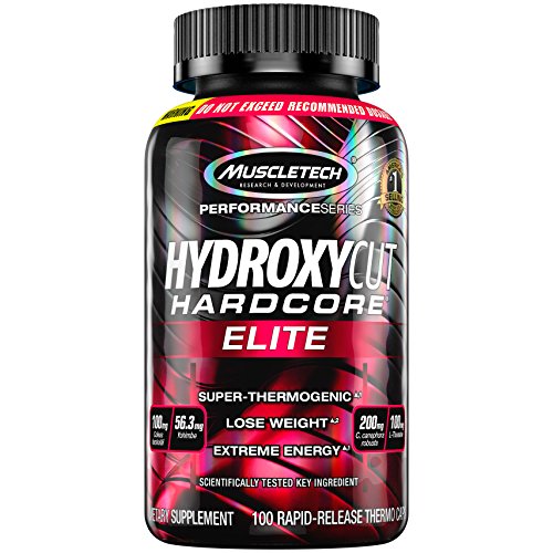 Book Cover Hydroxycut Hardcore Elite Weight Loss Supplement, Designed for Hardcore Weight Loss, Energy & Enhanced Focus, 50 Servings (100 Pills)