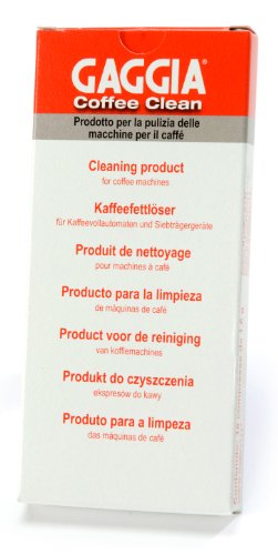 Book Cover Gaggia 21001686 Coffee Cleaning Tablets