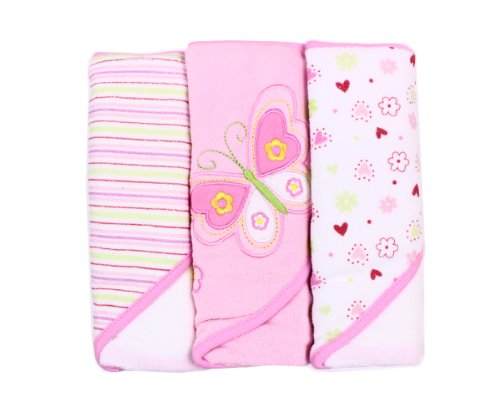 Book Cover Spasilk Soft Terry Baby Hooded Towel