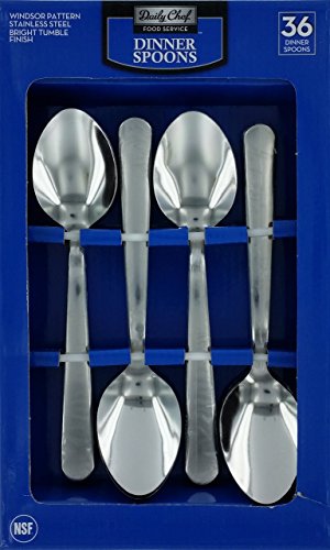 Book Cover Bakers and Chefs Dinner Spoons - 36 pcs.