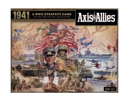 Book Cover Avalon Hill Axis and Allies 1941 Board Game